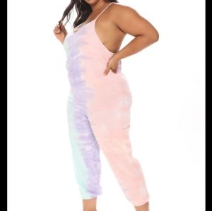 Fashion Nova-Janika Tie Dye Jumpsuit